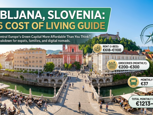 how expensive to live in the capital of slovenia
