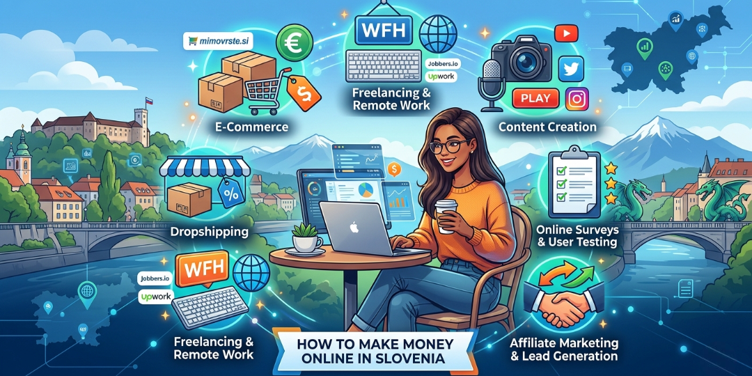 how to make money online slovenia