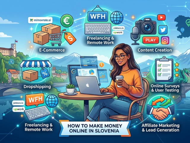 how to make money online slovenia