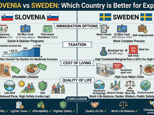 Slovenia vs Sweden for expats