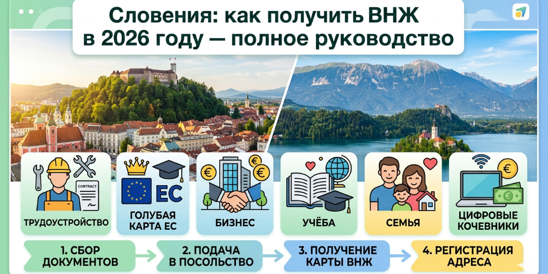 Словения как получить ВНЖ