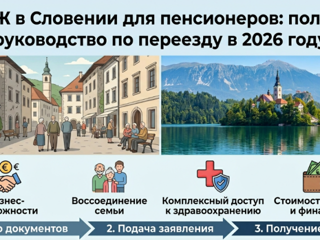 Словения ВНЖ для пенсионеров